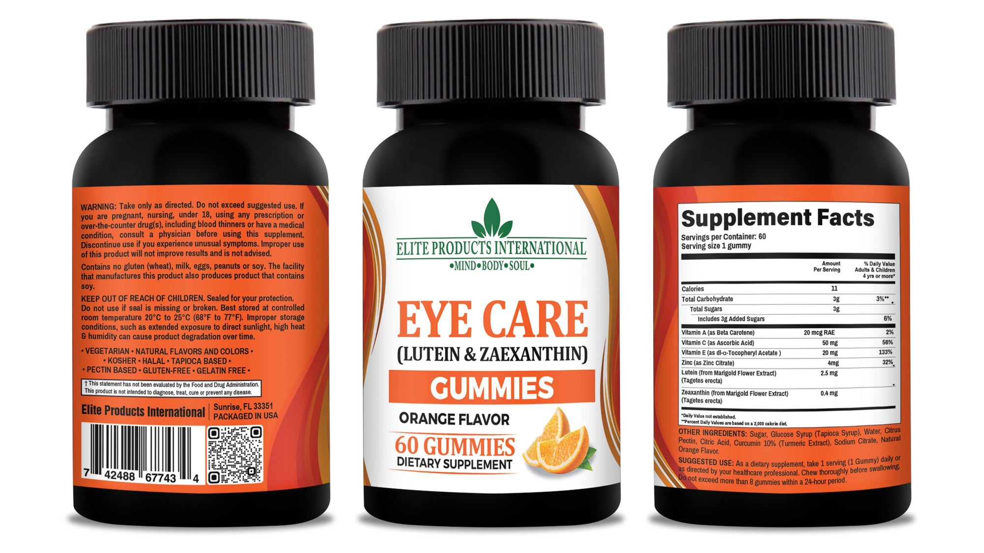 Eye Care Vitamin Gummies help you maintain your vision and protect your eyes