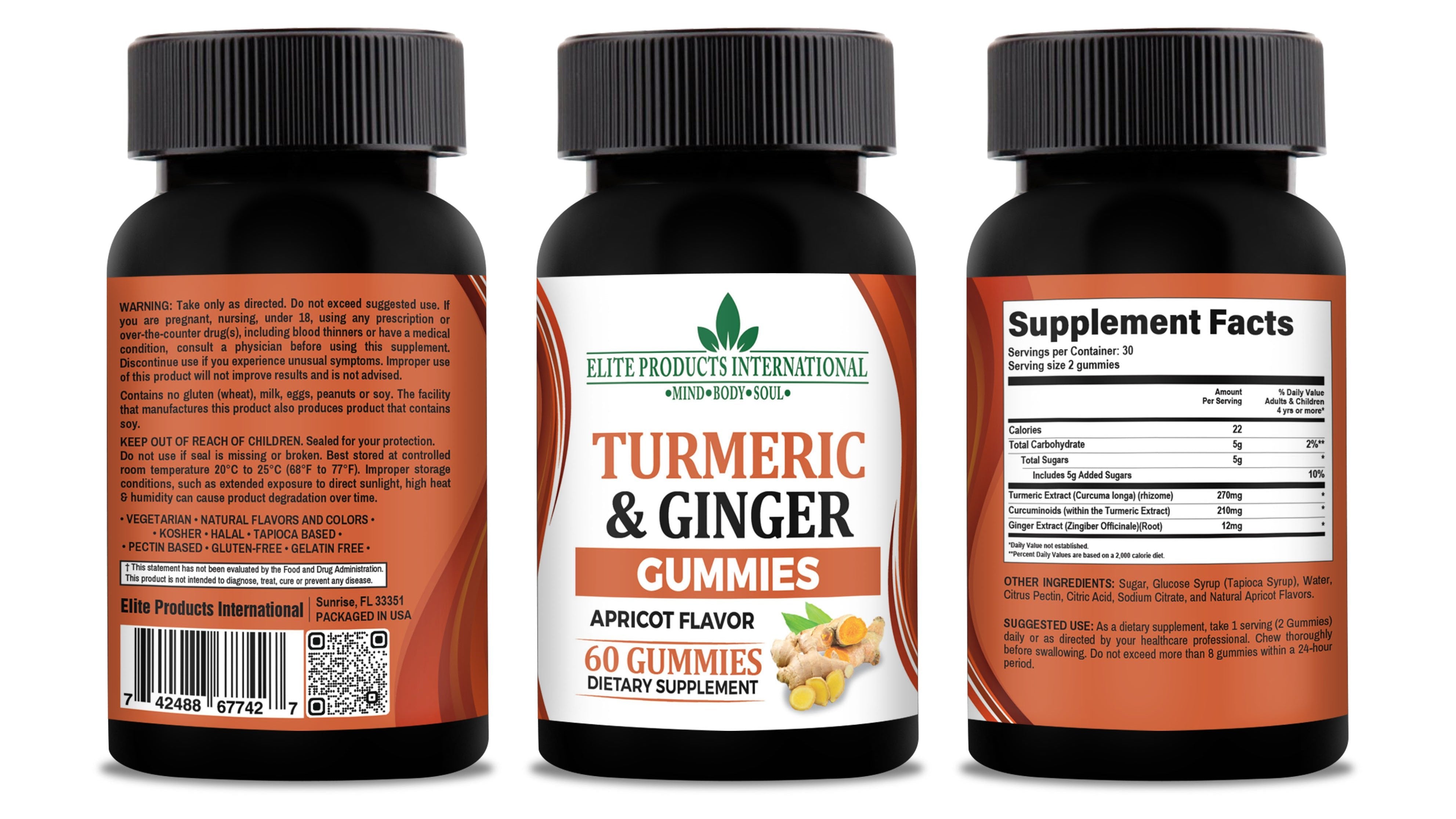 Turmeric & Ginger Vitamin Gummies ensuring you're at your best both mentally and physically.