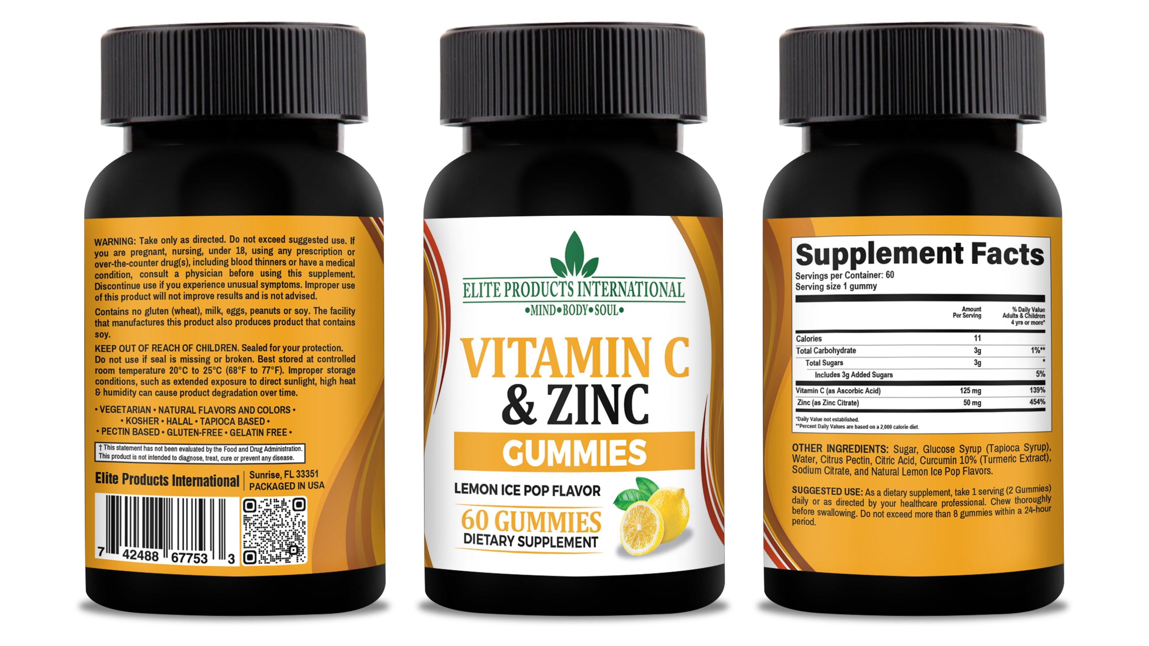 Vitamin C & Zinc Gummies are renowned for its antioxidant properties